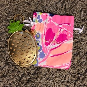 Lilly Pulitzer Pineapple Coin Purse Keychain